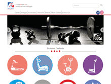 Tablet Screenshot of esamsports.com